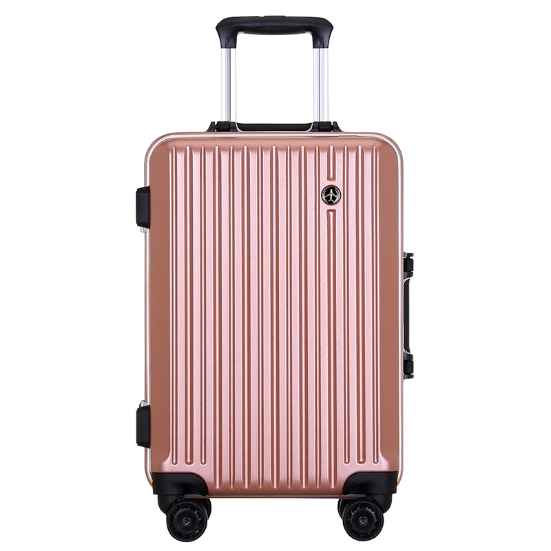 

Aluminum frame trolley case 20 inch boarding men and women 24 inch student pc luggage retro travel universal wheel lock box