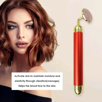 

Slimming Face Jade Massage Roller Anti-aging Vibration Stick Skin Beauty Tool Facial Massage Skin Care Tools