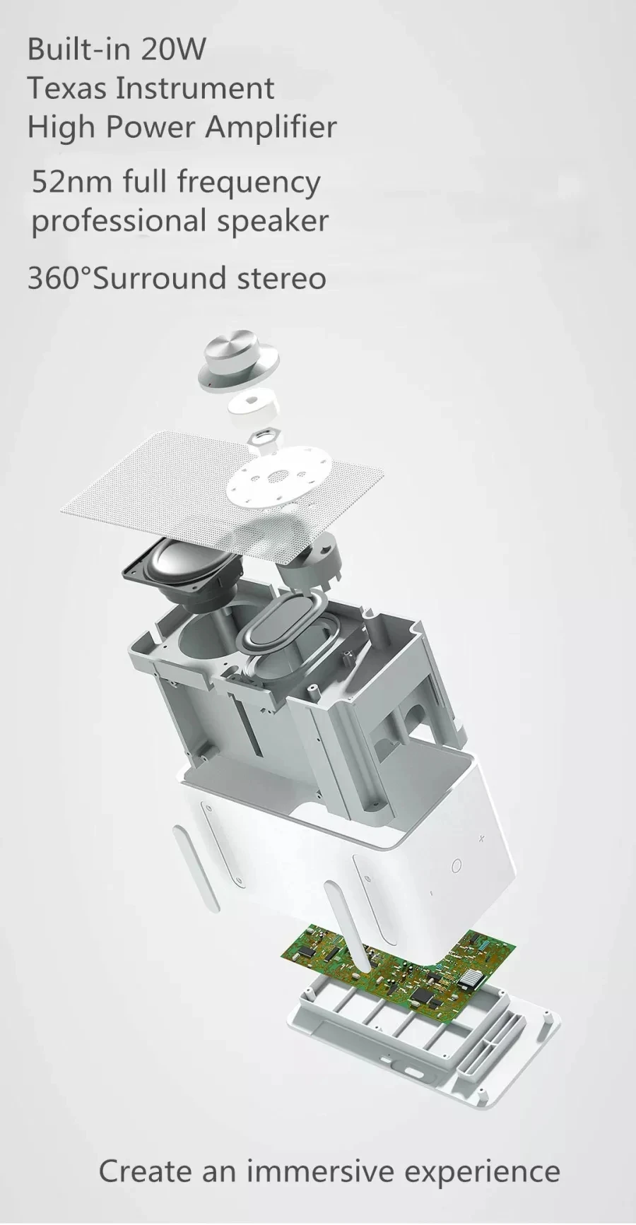 Xiaomi Mijia Qualitell Bluetooth Speaker Wireless Charger White Noise Speaker New BLT5.0 EPP 10W Fast Charging Sleep Speaker (11)