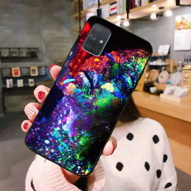 Светятся в темноте краски тела оболочки чехол для телефона Samsung Galaxy A01 A11 A31 A81 A10 A20