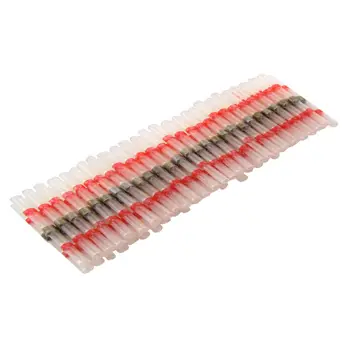 

50pcs/Set Solder Seal Heat Shrink Tube Kit Insulation Sleeving 0.5-1.5mm Shrink Butt Wire Connectors Terminals Waterproof