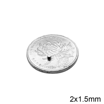 

100~5000pcs 2x1.5 mm Powerful Magnets Disc 2mm x 1.5mm Permanent Small Round Magnet 2x1.5mm Thin Neodymium Magnet Strong 2*1.5