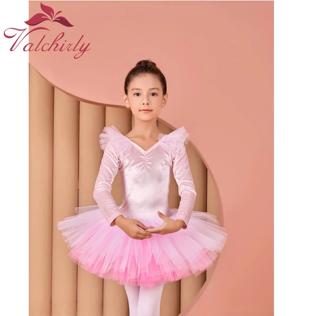 tutu de danse classique rose/ or pour filles