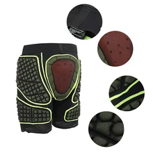 High Flexibility Breathable Comfortable Unisex Breathable Anti-fall Hip Pad Pant For Skiing Roller Skating Figure Skating Pads L