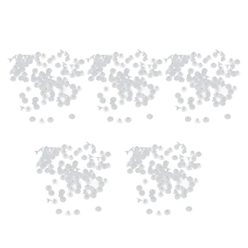 

500 Pieces/Pack Transparent Silicone Earring Posts Findings Back Nuts in Bulk for Jewelry Making Crafts & Replacement