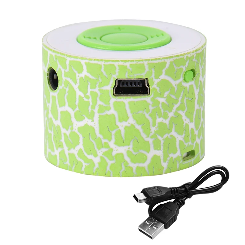 Портативный мини стерео динамик маленький громкий ручной микрофон TF SD карта u