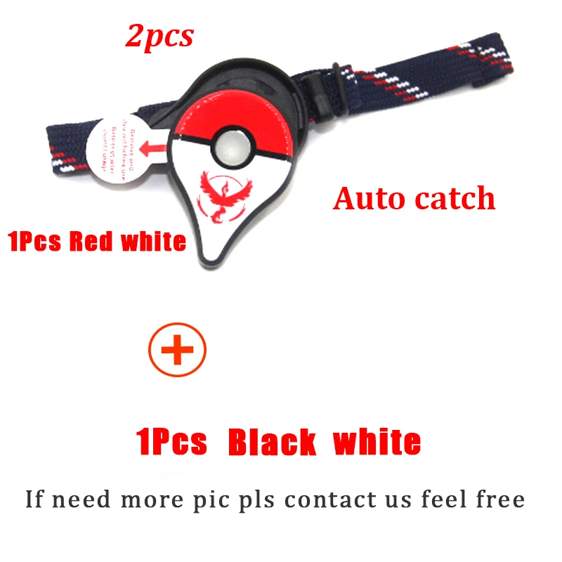 Автоматическая ловля для nintendo Pokemon GO Plus Bluet Bluetooth Интерактивная pokemongo plus приложение pokemongo фигурка игрушки IOS/Android - Цвет: 1 RED 1 BLACK Auto