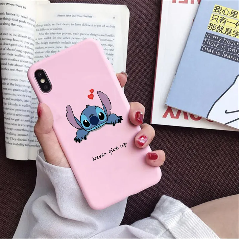 Phone Case Cartoon Cute Stich Stitch For huawei p30 lite p20 p10 mate 20 pro 10 lite honor 20 9 10 lite Soft Silicone Cover case - Цвет: FHSR-23514