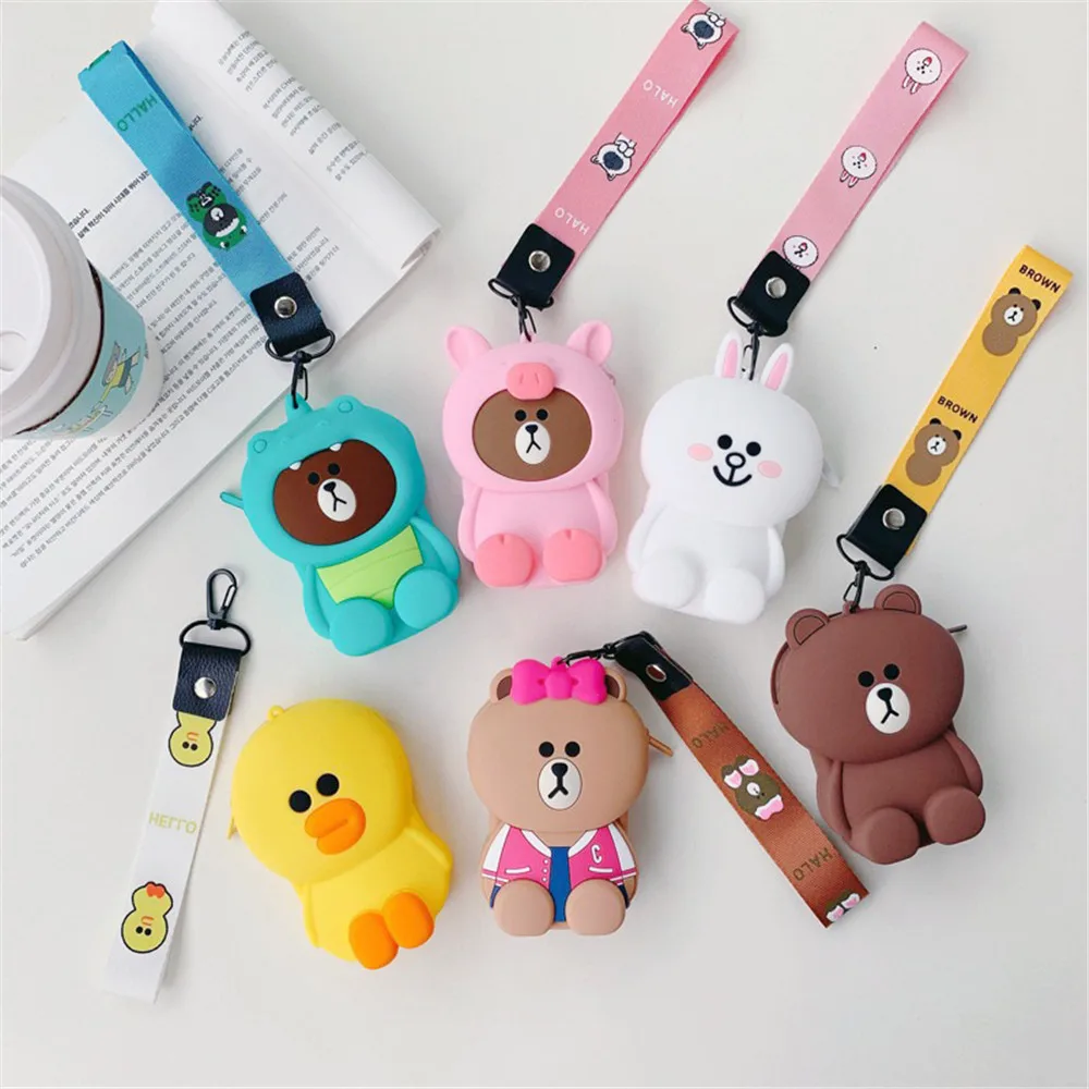 Q UNCLE мультяшный разноцветный чехол для наушников для Apple Airpods шнур для наушников сумка для хранения Силиконовый ключ наушники в упаковке сумка