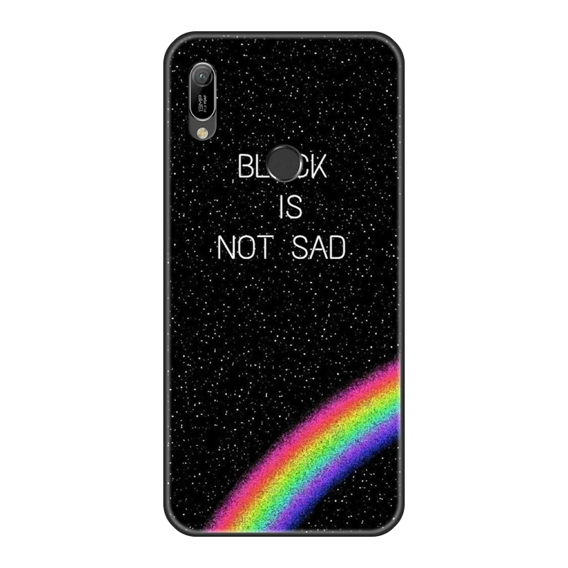 ТПУ задняя крышка для huawei Y6 Y7 Y9 Pro Prime силиконовый мягкий черный звезда босс Королева Корона чехол для телефона huawei Y5 Y6 Y7