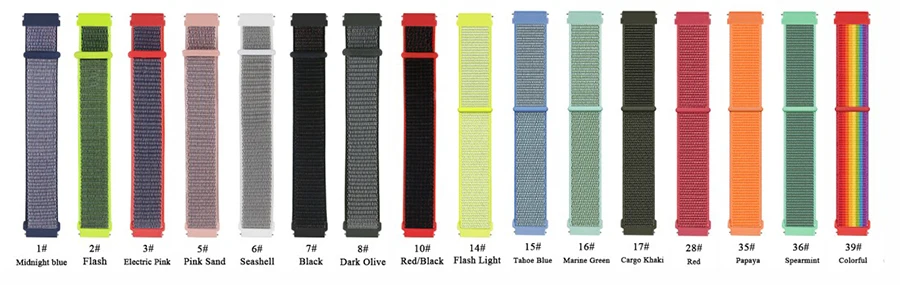 Нейлоновый браслет для часов Huami Amazfit GTR 42 мм 47 мм ремешок для часов Amazfit Pace/Stratos 2 браслет для Amazfit GTS