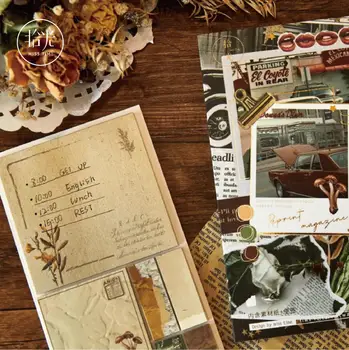 

210Pcs\DIY creative cute retro personality fun can tear Post-it notes message student stationery office supplies notebook