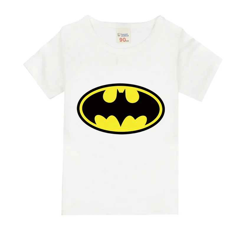 

2020 Cotton T-shirt Boys and Girls Summer Loose Short Sleeves Marvel Batman Uniform Global Fashion Trend Cartoon