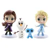 4Pcs/set Frozen2 Snow Queen Elsa Anna PVC Action Figures Olaf Kristoff Sven Anime Dolls Figurines Kids Toys For Children Gifts ► Photo 1/5