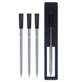 

Wireless Kitchen Meat Thermometer for Oven Barbecue Grill Thermometer Bluetooth Barbecue Accessories with 4 Probes