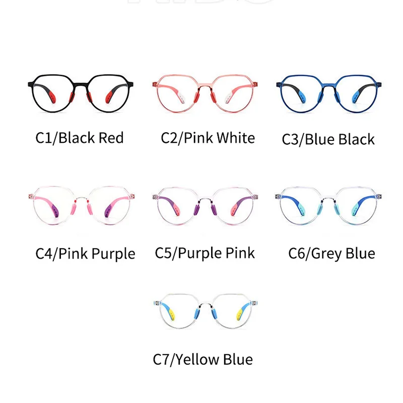 Anti-blue Light Kids Glasses Children Boys Girls Computer Glasses Protection Eyeglasses Ultra Light Frame Protection