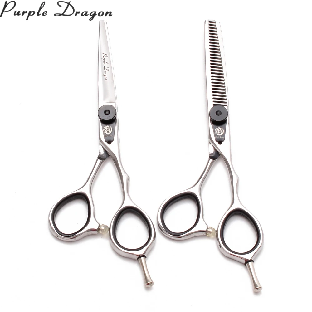 Hair Cutting Scissors Z9015 6" 440C Purple Dragon Thinning Shears