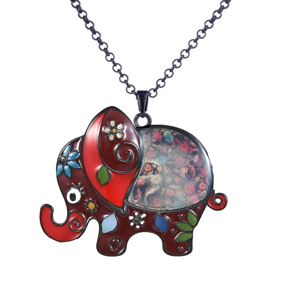 D & Rui ювелирное изделие мультяшный слон подвески для женщин и девочек милая