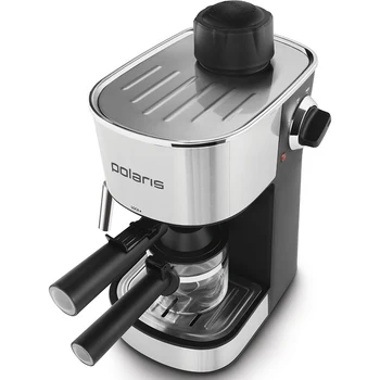 

Coffee maker Polaris PCM 4008al, espresso, stainless steel/black