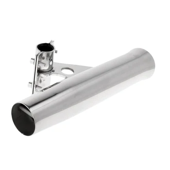 

Boat Fishing Rod Holder Rack 7/8" to 1" Rail Side Mount 304 Stainless Steel
