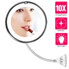 10X Magnifying Mirror makeup Light LED Magnifier Vanity Lamp 360 Degree Rotation Rotating Dressing Table Lighting ► Photo 1/6