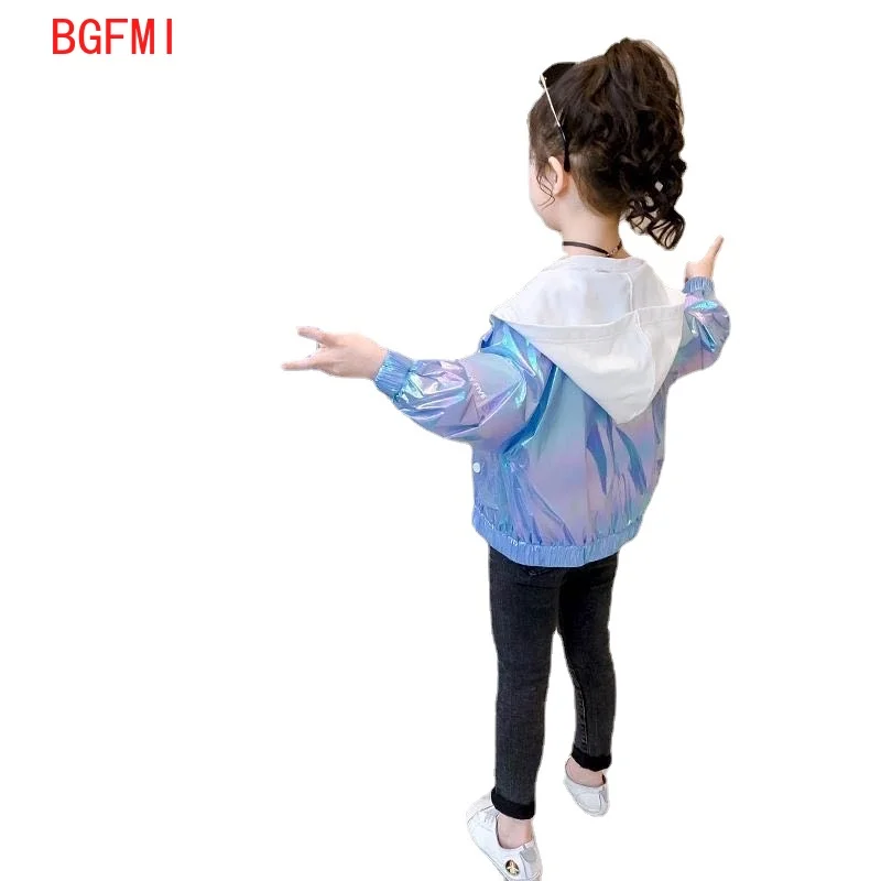 Teens Kids Jackets Baby Girl Casual Coats Colorful Blue Solid Color Hoodie Fashion New Spring Fall 2021 Zipper Sports Coat | Детская