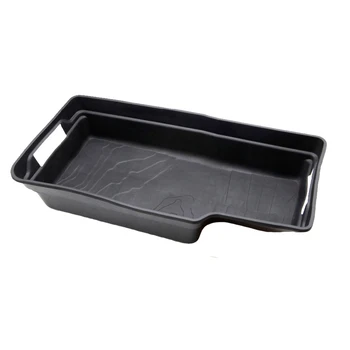 

For 2018 Jeep Wrangler JL Car Trunk Storage Box Organizer Accessories Stowing Tidying Tailgate Storage Box (82215669AB)-Black