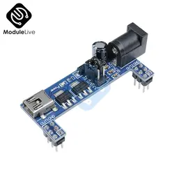 1 шт. MB102 макет Питание модуль с Mini USB 3,3 В 5 В Для Solderless