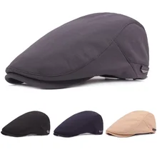 Мужские Регулируемые береты, Классические Кепки, для улицы, газетчик, для вождения, для гольфа