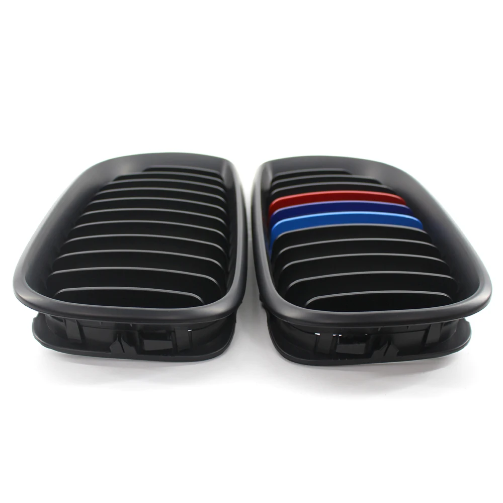 Замена M-color Передняя решетка матовый черный решетка для почек гриль для BMW E46/салон 4 двери 3 Серии 2002 2003 2004 2005