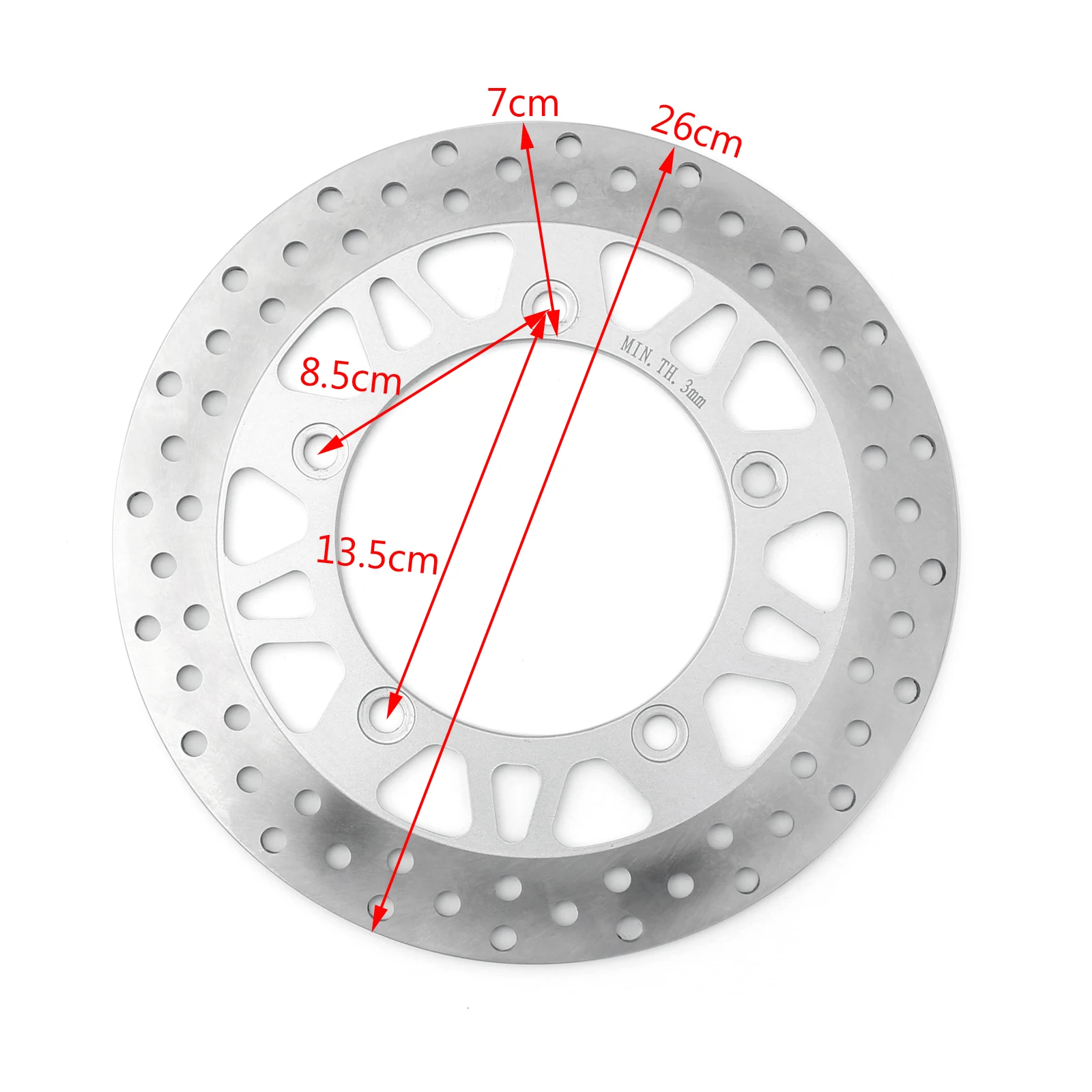 Areyourshop для Suzuki AN250 M/S AN400 K3-K7/ZK7/K8/K9 AN650 AK4/K4 ротор дисковых передних тормозов мотоцикла из нержавеющей стали