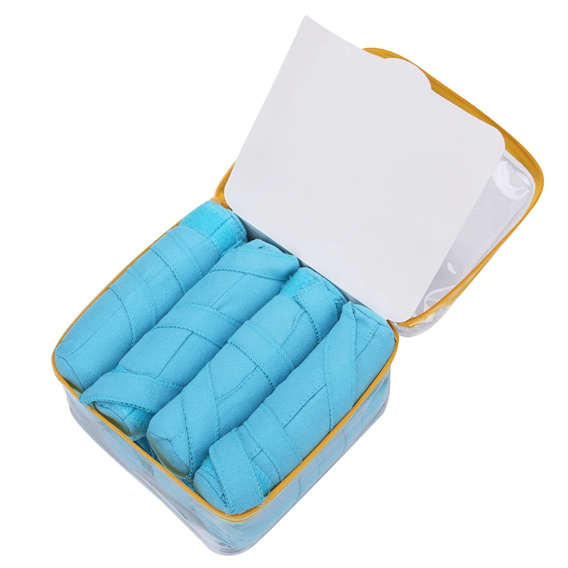 Hair Rollers Sleep Styler Kit Long Cotton Curlers Diy Styling Tools Blue Color Magic Dressing Charming Hairstyle | Красота и здоровье