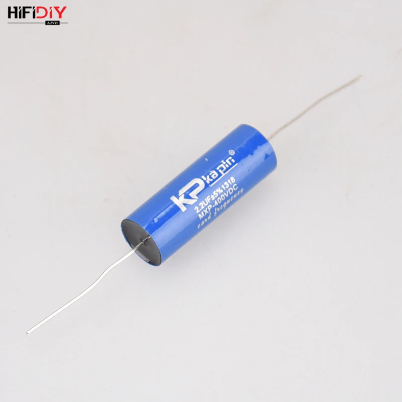 HIFIDIY LIVE Blue MKP capacitor non-polar frequency divider capacitor AUDIO nourishments 8.2uf 10uf 12uf 15uf 18uf22uf 33uf 47uf