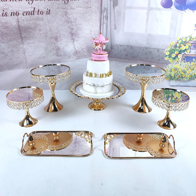 2020 hot 3-8pcs cake stand cupcake tray tools home decoration dessert table decorating party suppliers Wedding Display | Дом и сад