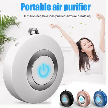 

Personal Air Purifier Necklace Wearable Mini Portable Negative Ion Generator for Adults Kids FS99