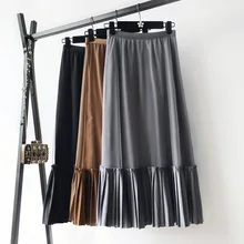 9910 бархатная плиссированная юбка для девочек, женские юбки, прошитая сетчатая пряжа, новая зимняя тонкая талия