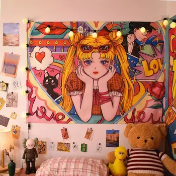 Kawaii Anime Sailor Moon Tapestry 2
