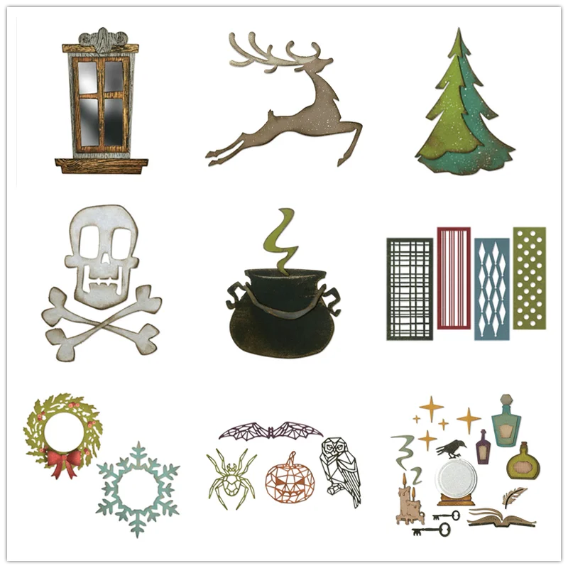 

2019 New Layered Metal Cutting Dies Craft and Scrapbooking For Paper Making Words Alphabet Embossing Frame Card