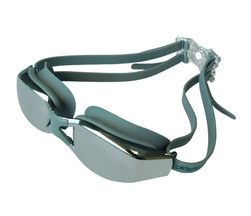 Goggles стиль плавательные очки Кремнеземные гелевые очки Анти-туман Водонепроницаемый для мужчин и женщин большая коробка гальванические стекла Custo