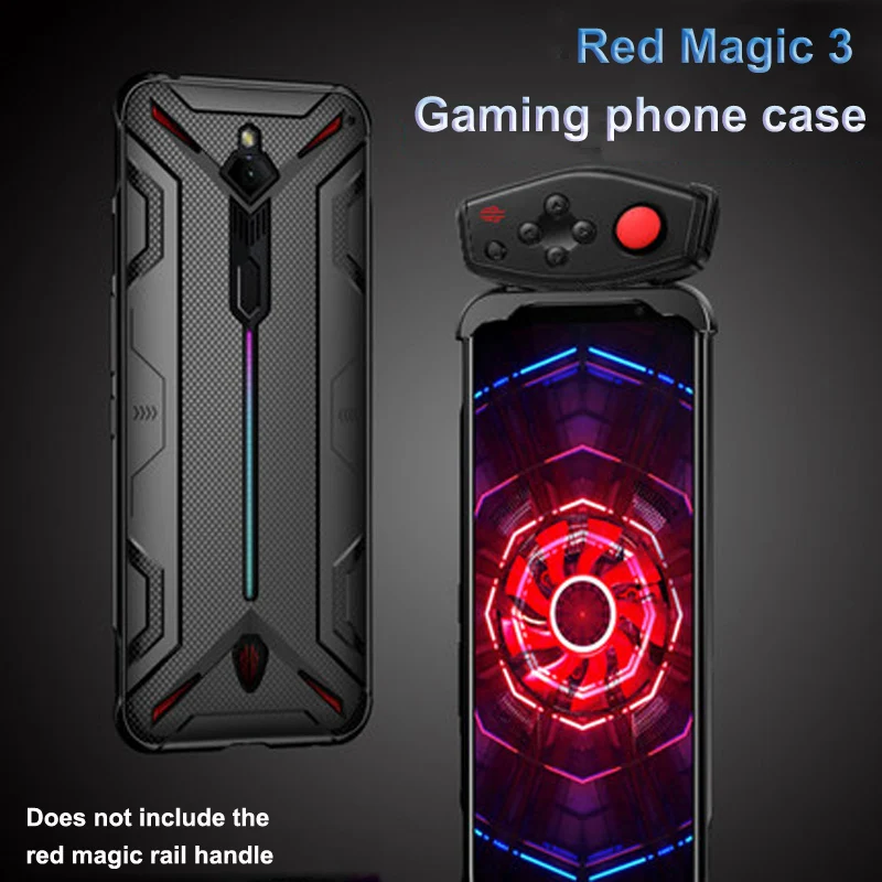 Чехол для ZTE Nubia Red Magic 3 s Мягкий силиконовый чехол RedMagic задняя крышка из ТПУ 6 65