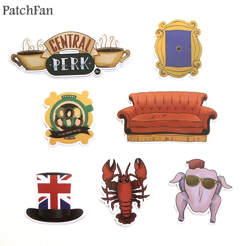 Patchfan 33 шт с надписью ТВ шоу friends (Забавная детская игрушка Стикеры набор сделай