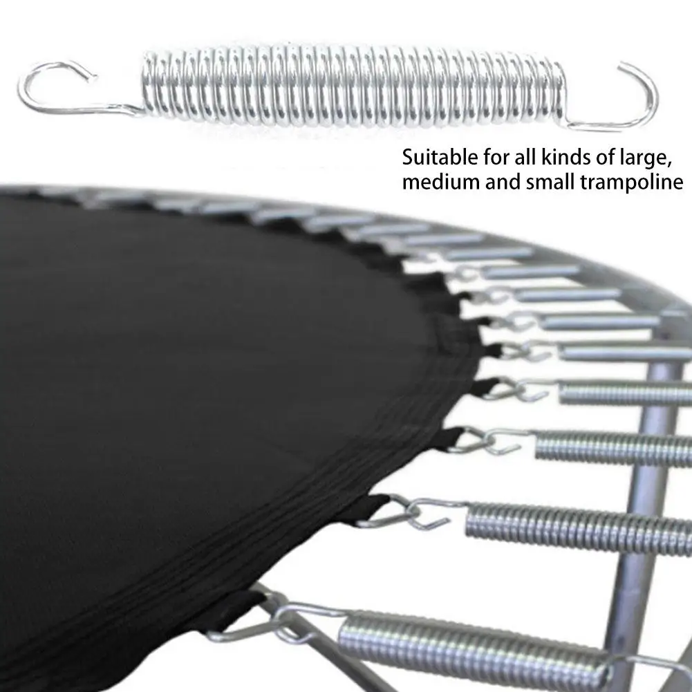 10PCS Children Trampoline springs Jgalvanized steel umping bed  stretching spring  For 4.57feet/5.51fft/6.5feet/7.01feet/8.27eet 4