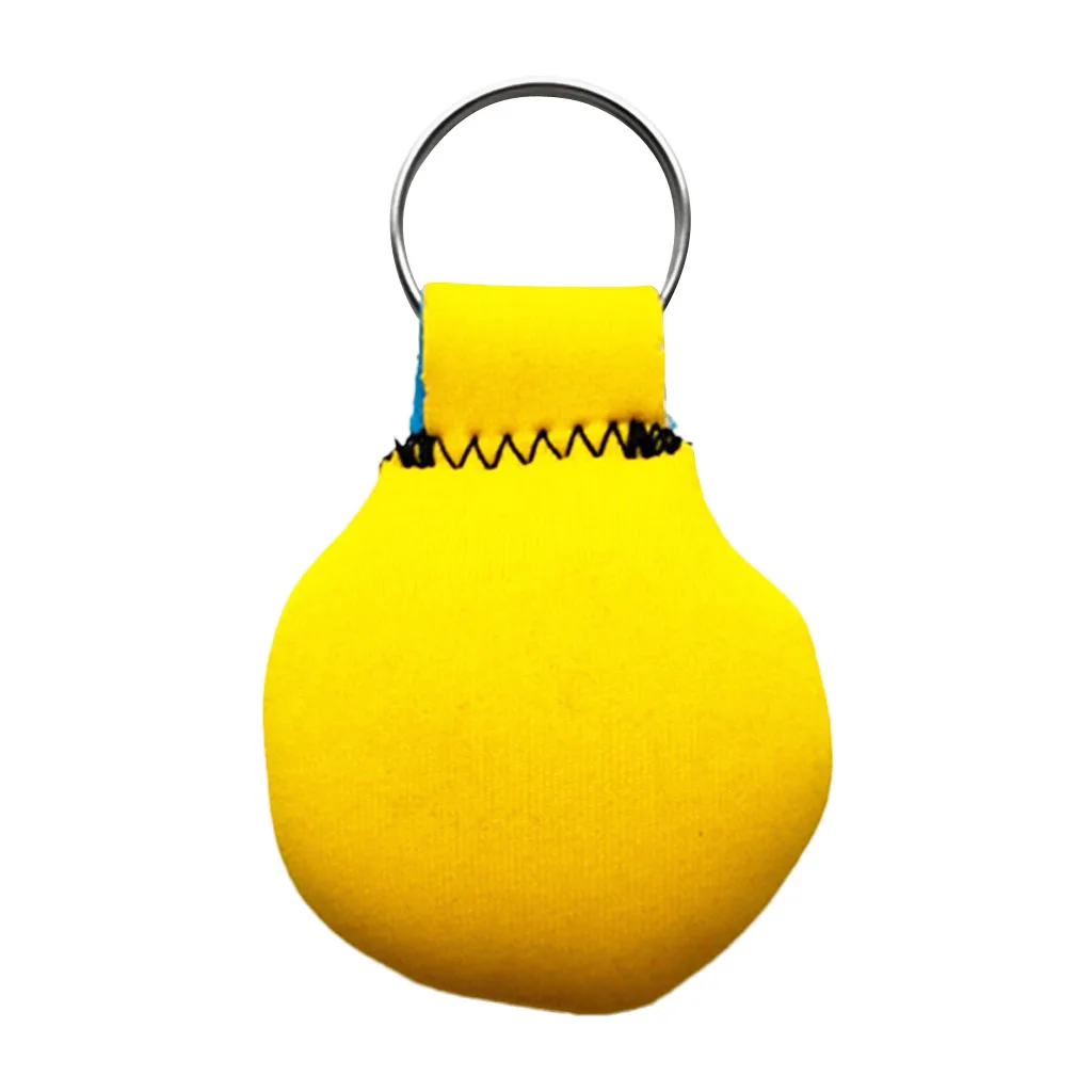 Neoprene Floating Keychain + Stainless Steel Accessory Gift Navigation Kayak Fishing Floating Keyring