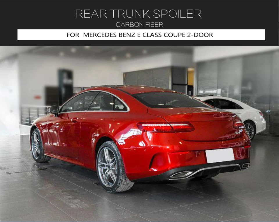 W207 C207 спойлер багажника из углеродного волокна для Mercedes E Class Coupe- E200 E250 E300 E350