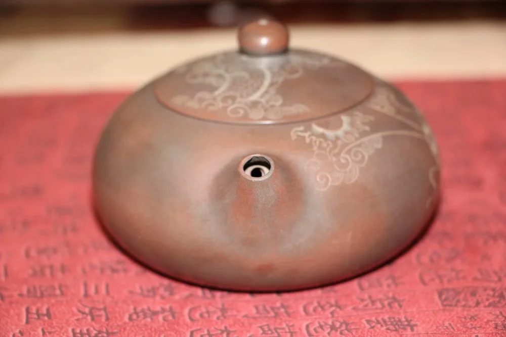 China Qin Zhou Ceramic tea pot ni xing tao puer tea pot Чайник из циньчжоуской глины*XI SHI LONG(TOU