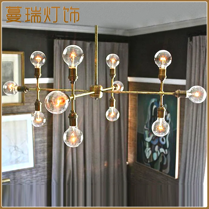 

nordic modern style glass ball bubble iron herringbone branch pendant light living room restaurant bedroom bar hanging lighting