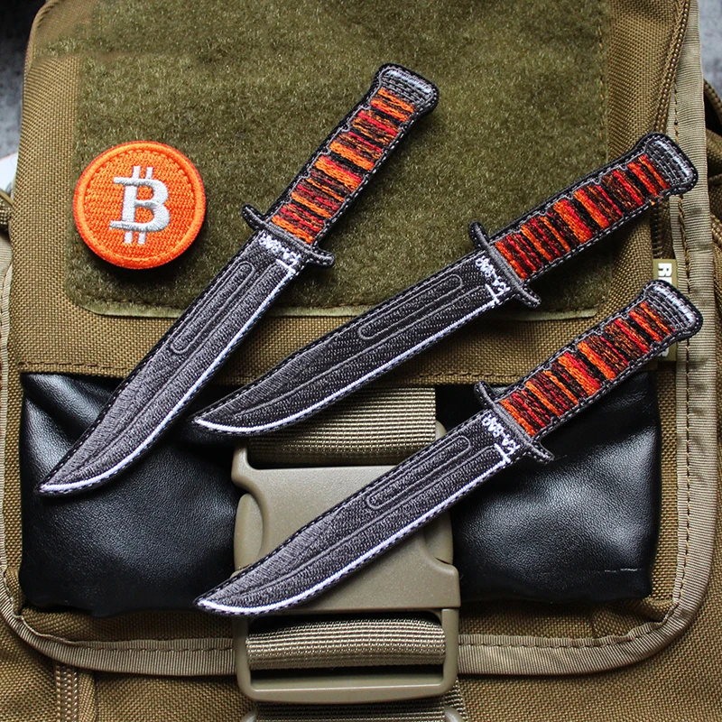 Badge Magic Stick Backpack Army Fan Outdoor Armband Q Version of The Weapon Exquisite Full Embroidered | Спорт и развлечения