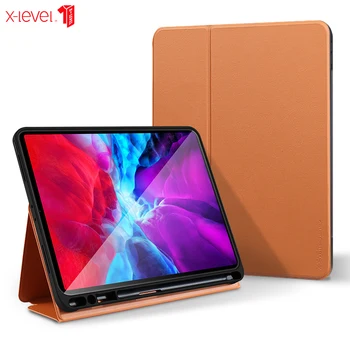 

X-Level Book Leather Flip Cases For Apple 2020 New iPad Pro 12.9 Pro 11 Luxury Business Leather Smart Cover Case for iPad Air 3