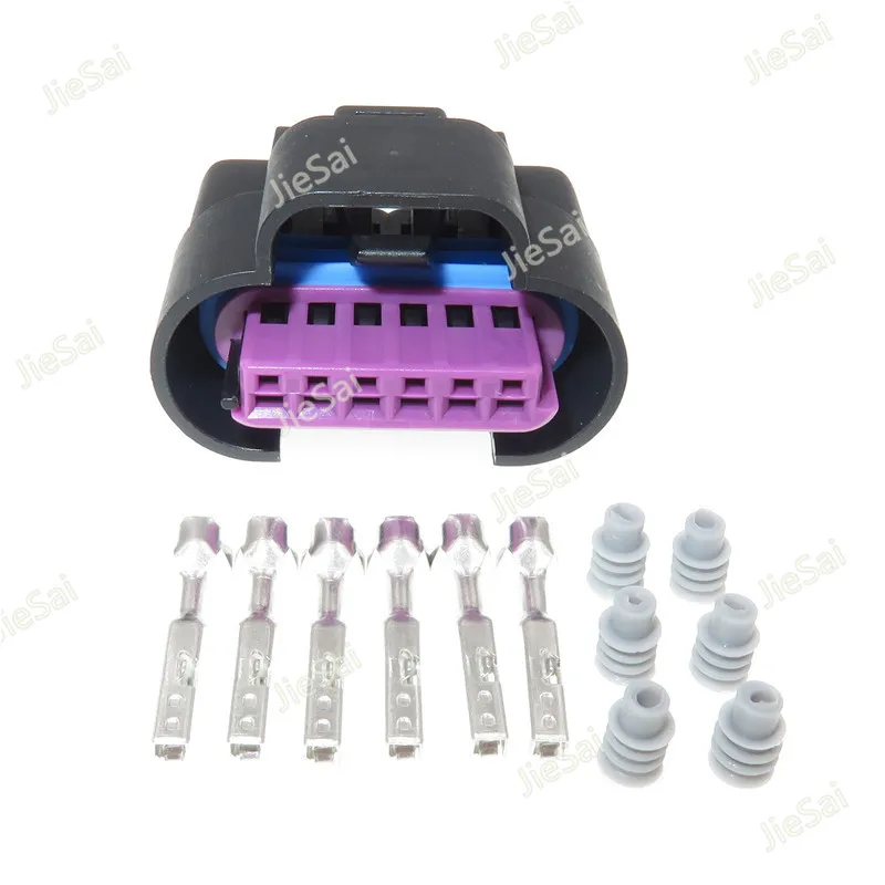 6-контактный Водонепроницаемый Автомобильный штекер автомобильный гнездовой