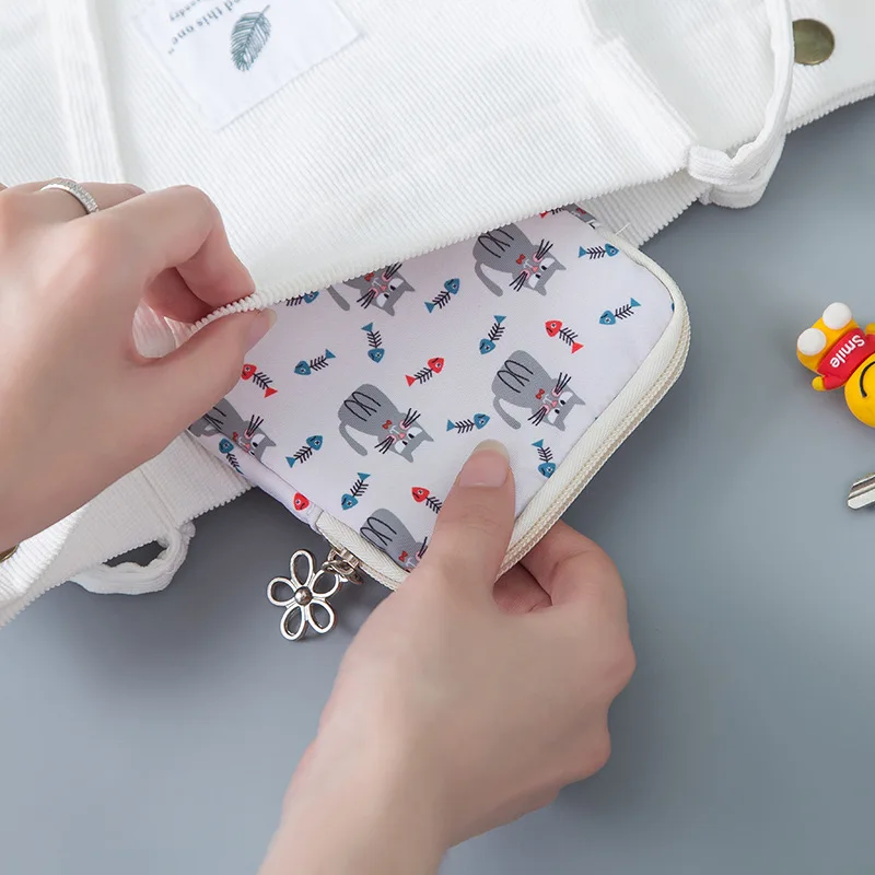 

Tampon Storage Bag Cosmetics Headset Storage Bag Mini Wallet Coin Purse Coin Key Ladies Travel Waterproof Zipper Bag Storage Bag